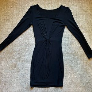Twist-Front Bodycon Dress